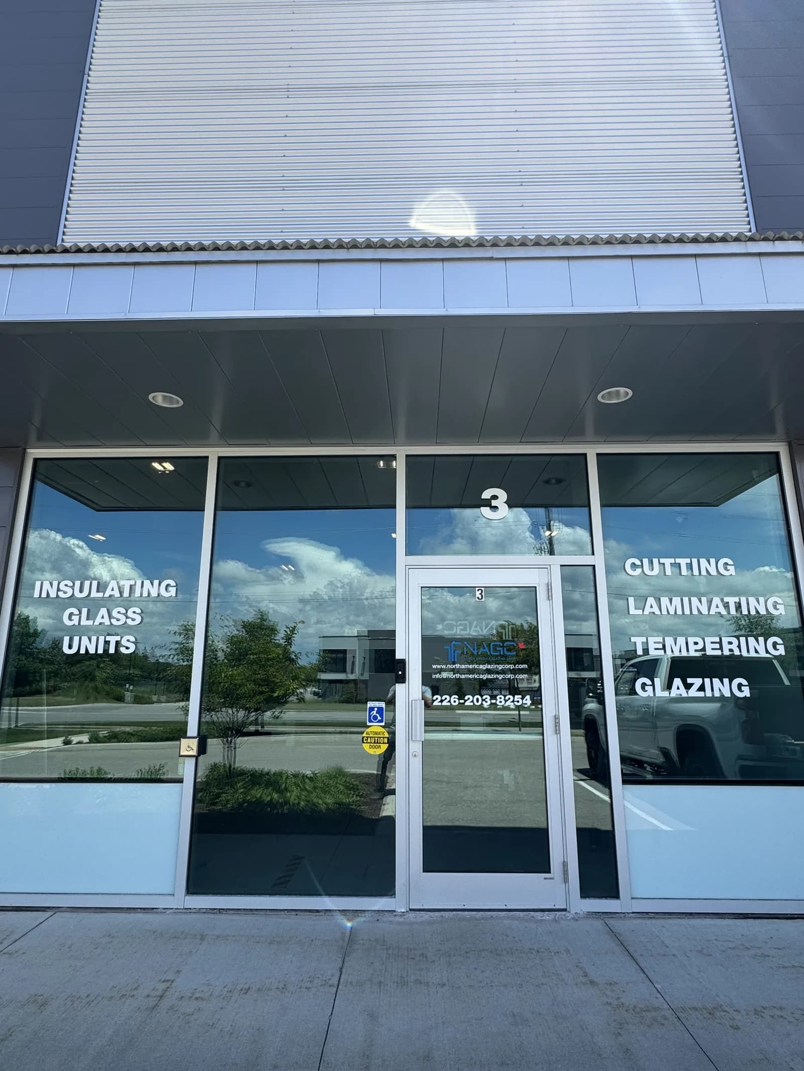 NAGC facility exterior at 590 Hanlon Creek Blvd, Guelph
